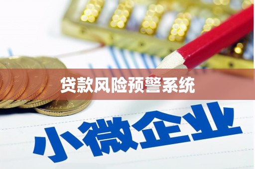 张掖贷款风险预警系统