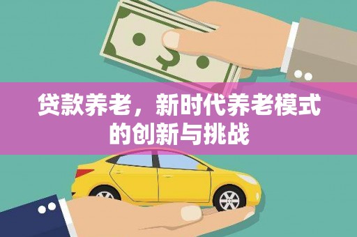 宁海贷款养老，新时代养老模式的创新与挑战