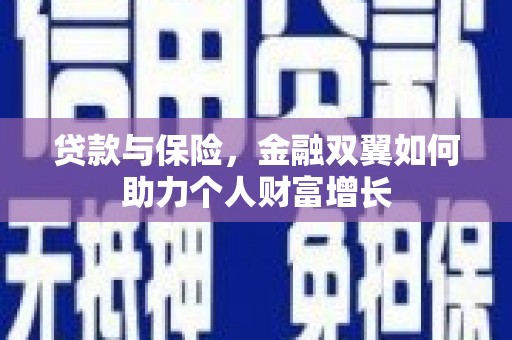 海东贷款与保险，金融双翼如何助力个人财富增长