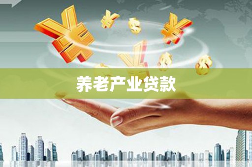 雾峰养老产业贷款