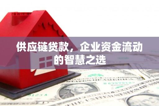 碑林供应链贷款，企业资金流动的智慧之选