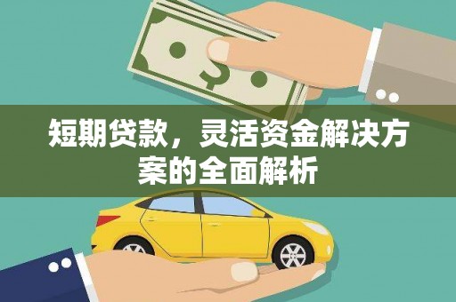 雾峰短期贷款，灵活资金解决方案的全面解析