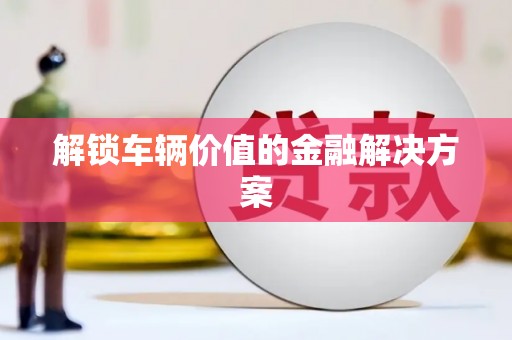 罗山解锁车辆价值的金融解决方案