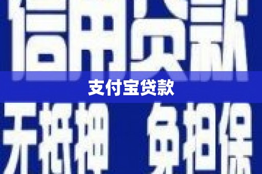 广水支付宝贷款