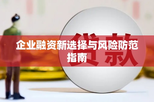 普陀企业融资新选择与风险防范指南